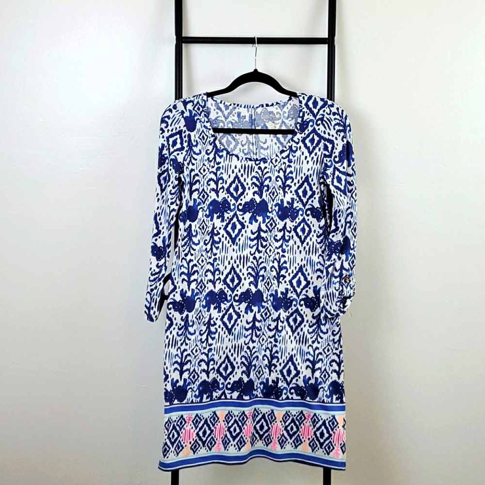 Lilly Pulitzer Jiaxing XS Pink Floral Cottagecore Dress EUC